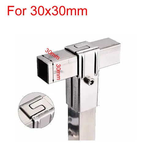 Stainless Steel Square Pipe Flange Quick Connector