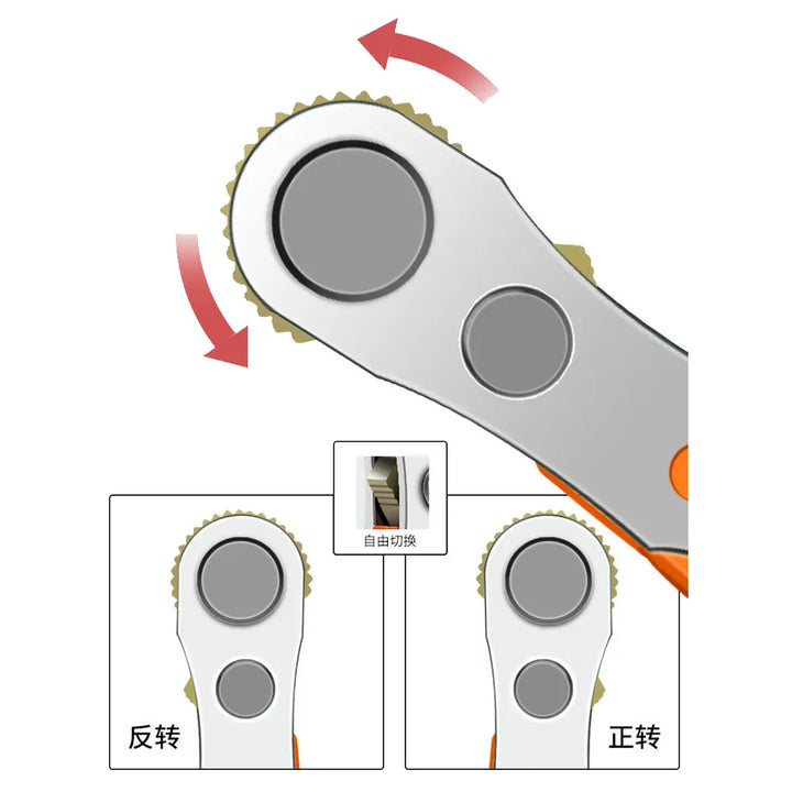 Multi-function Forward Reverse Ratchet Wrench