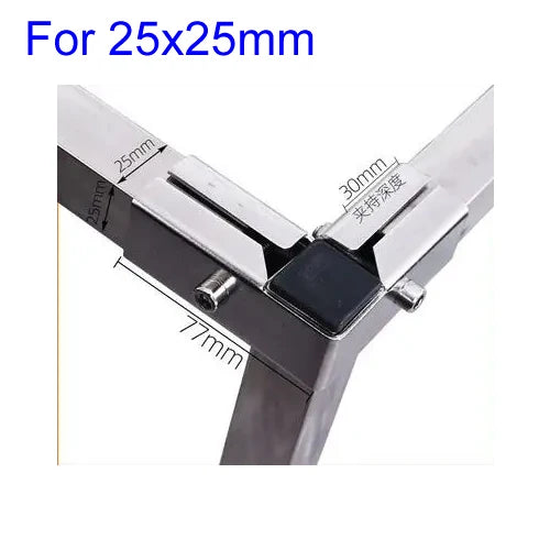 Stainless Steel Square Pipe Flange Quick Connector
