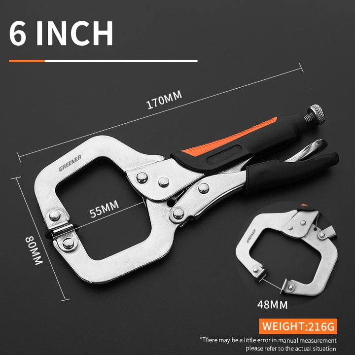 6"/9"/11"/14"/18" Multifunctional Locking Clamp