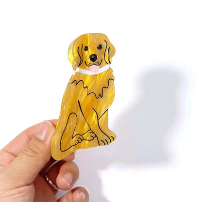 Golden Retriever Clever Dog Hair Claw