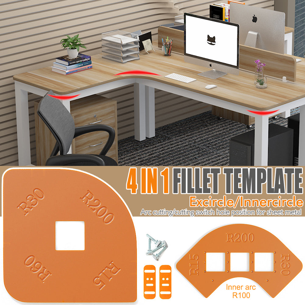 Woodworking Fillet Radius Template