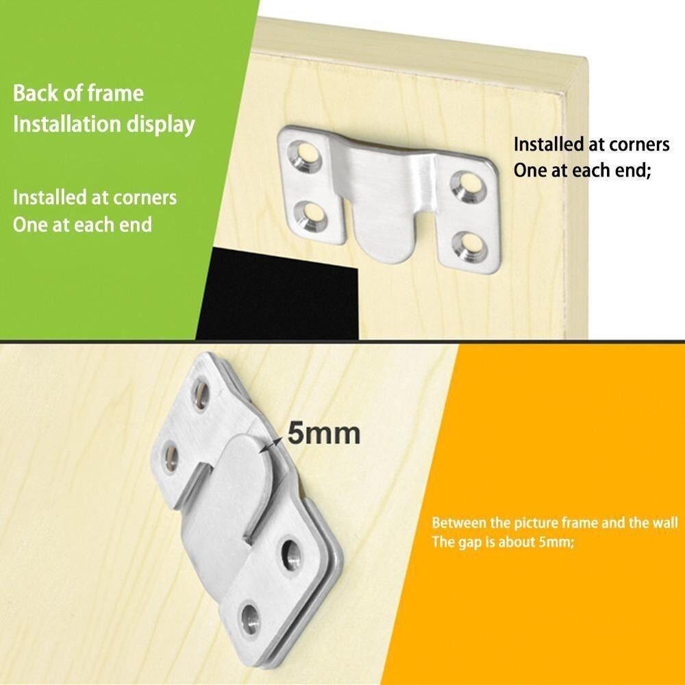 20 PCS Embedded Interlocking Hanging Clasps