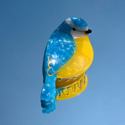 Pre-sale Vivid Blue Tit Bird Series Animal Shaped Hair Claw