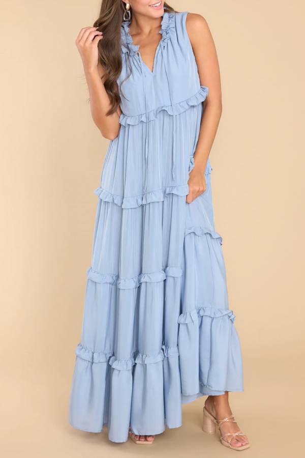 When I Look At You Peony Maxi Dress