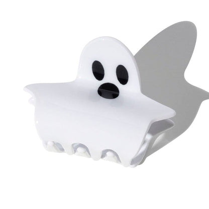 Happy Ghost Halloween Hair Claw Clip