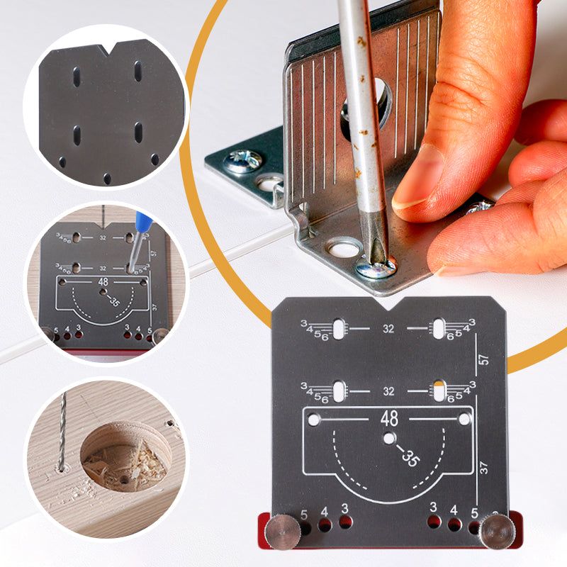 Hinge Drilling Positioner Auxiliary Tool