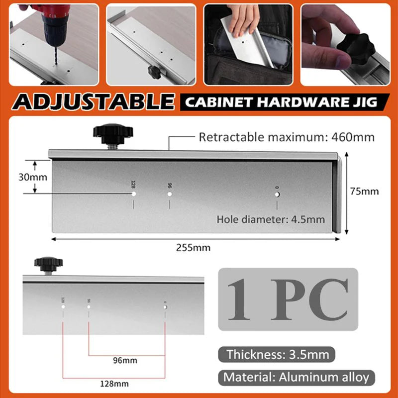 Adjustable Aluminum Alloy Drilling Fixture